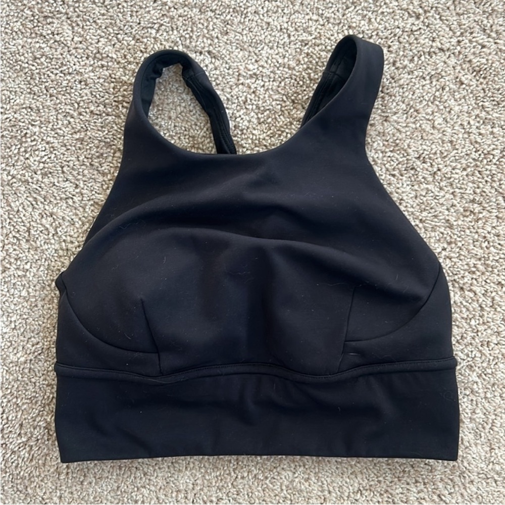 lululemon athletica Black High-Neck Sports Bra